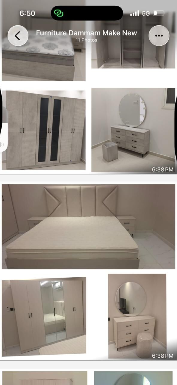 Dhurma, Furniture, SAR 11,  New Bedroom Set And Mitrss Cabinet Sale