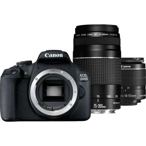 Edinburgh, Electronics, GBP 423,  Canon EOS 2000D DSLR Camera Double Lens Kit Available Online