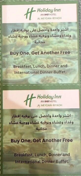 Riyadh, Marketing, Holiday Inn Al Meydan-Riyadh