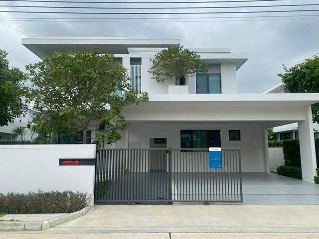 Bangkok, Villas, THB 130000,  76 Sq. Feet,  HR 10239 New Detached House For Rent, 2 Floors, 76.5 Sq M, 4 Bedrooms, Manthana Bangna