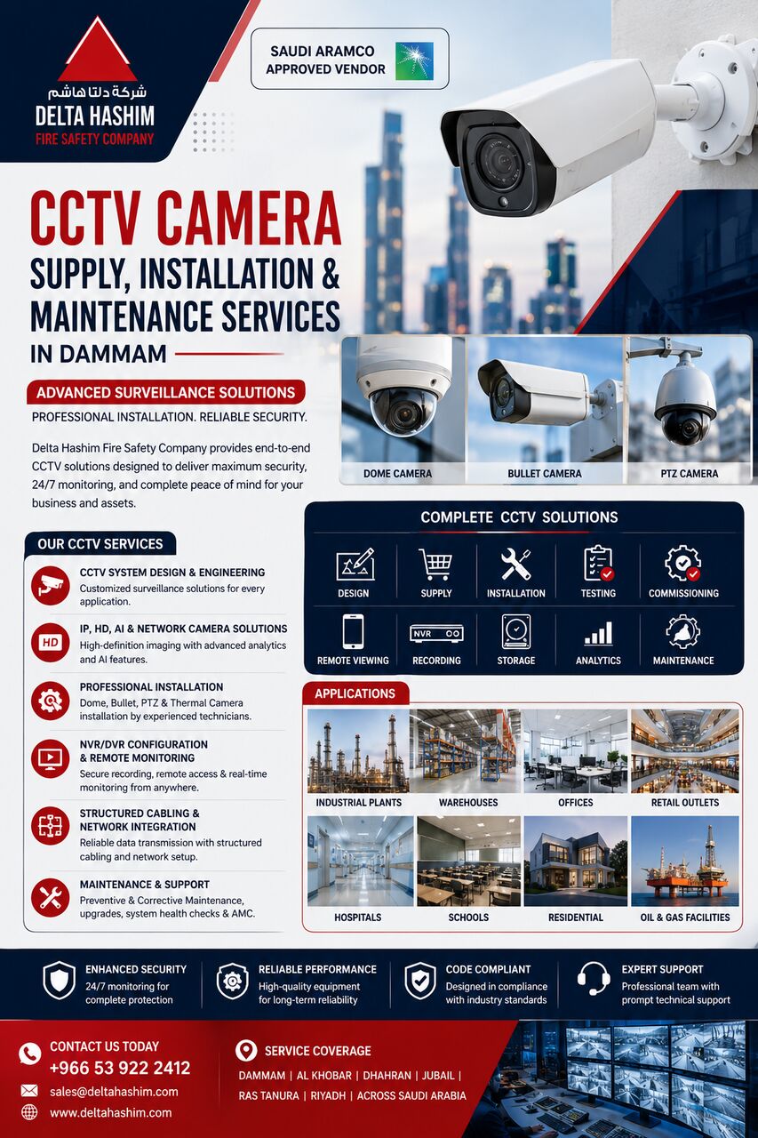 Dammam, Security, CCTV Camera