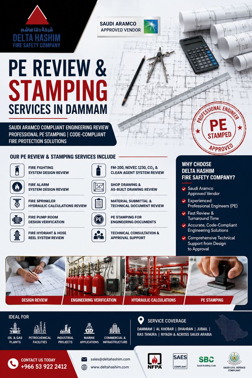 Dammam, Technical, PE Review And Stamping Services In Dammam