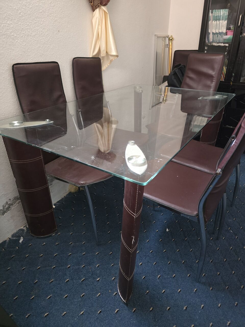 Riyadh, Furniture, SAR 150,  Dining Table With 5 Chairs For Sale (Negotiable)