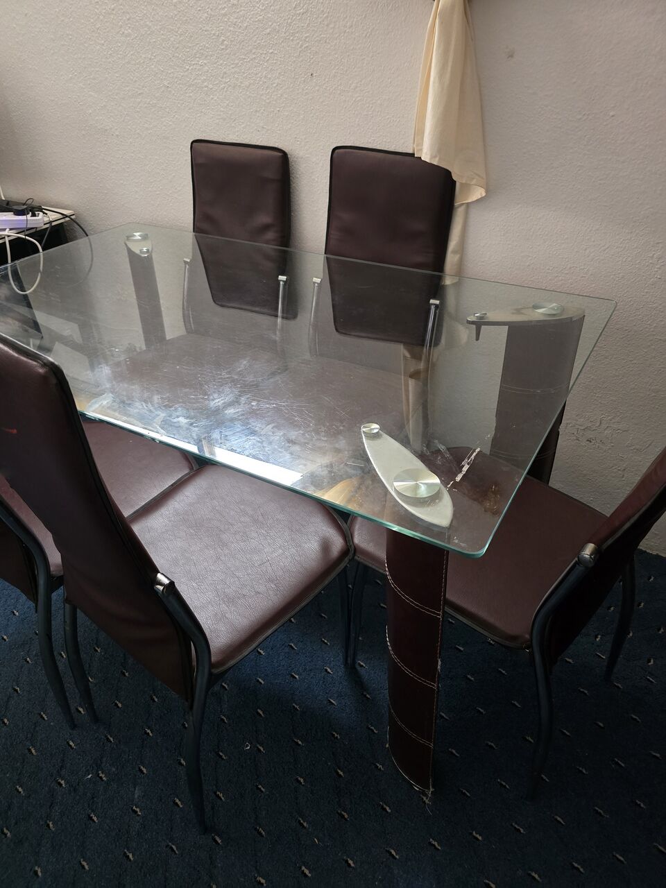Riyadh, Furniture, SAR 150,  Dining Table With 5 Chairs For Sale (Negotiable)