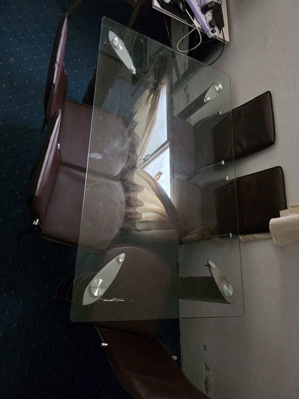 Riyadh, Furniture, SAR 150,  Dining Table With 5 Chairs For Sale (Negotiable)