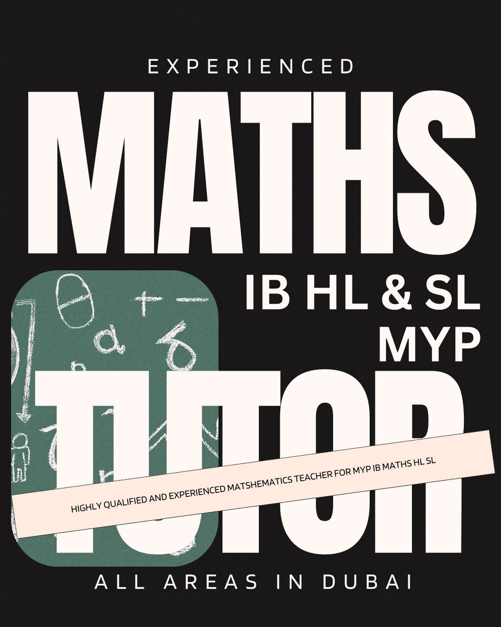 Dubai, Lessons Offered, IB Maths Tutor &ndash; AA And AI, SL And HL