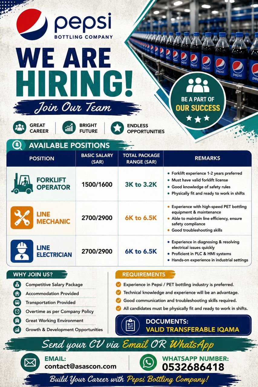 Riyadh, Jobs, Production & Technical Staff