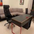 BHD 60,  IKEA Office Chair (J&auml;rvfj&auml;llet) + Desk (Micke) &mdash; Excellent Condition, 1 Year Old