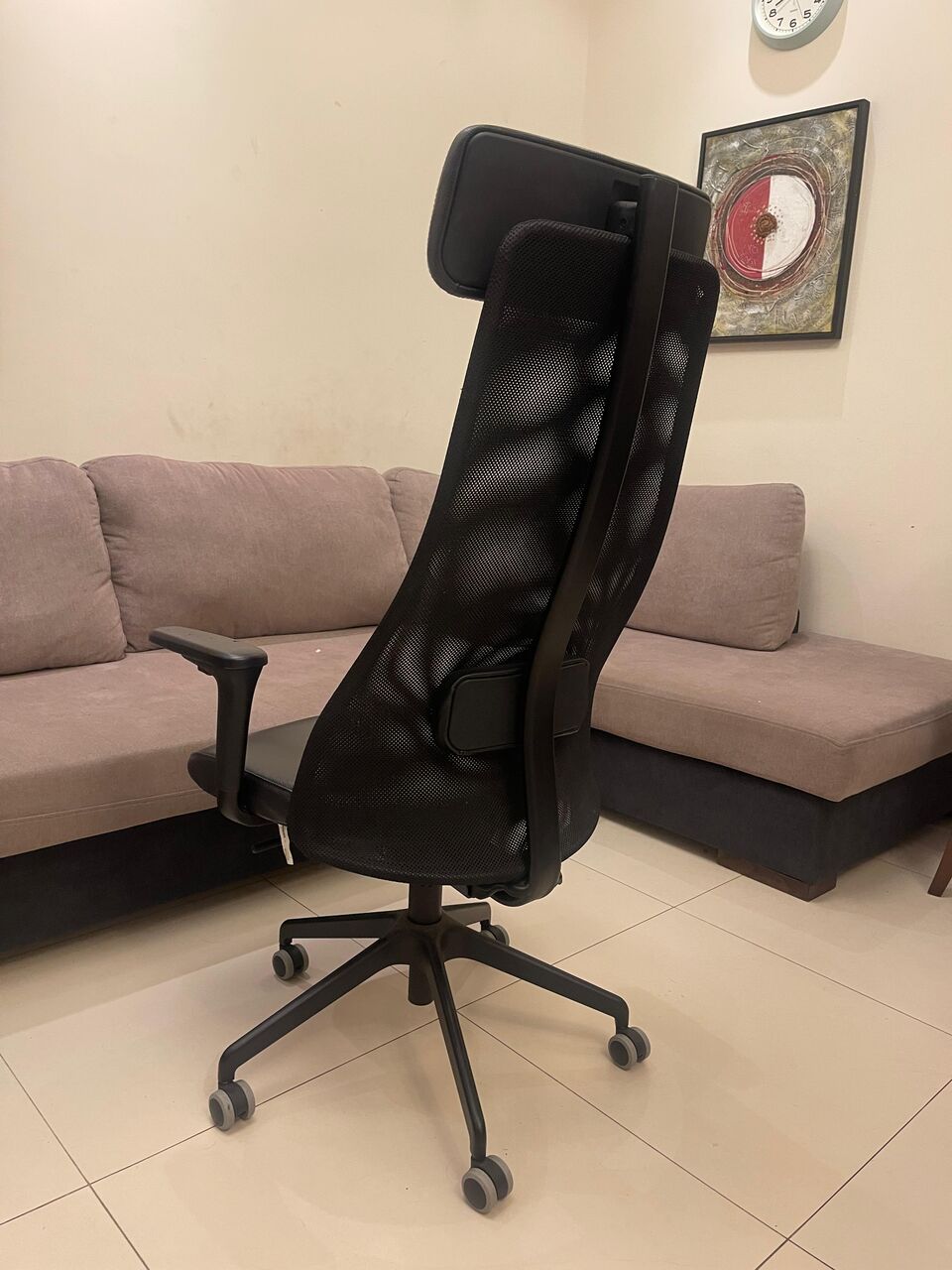 Juffair, Furniture, BHD 60,  IKEA Office Chair (J&auml;rvfj&auml;llet) + Desk (Micke) &mdash; Excellent Condition, 1 Year Old