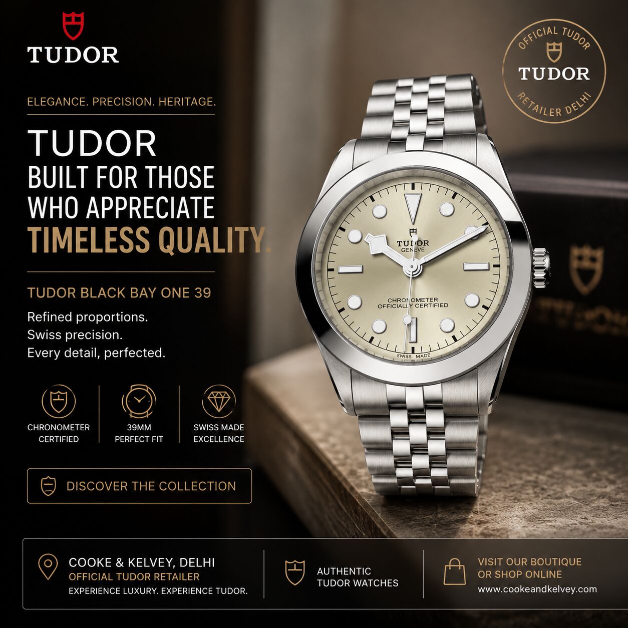 New Delhi, Watches, INR 4,  A Complete Guide To The Features Of The Tudor Black Bay One 39