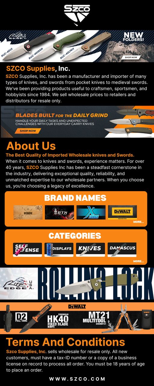 New York, Tools, USD 1,  Knives By The Case Quality By The Piece Szco Supplies