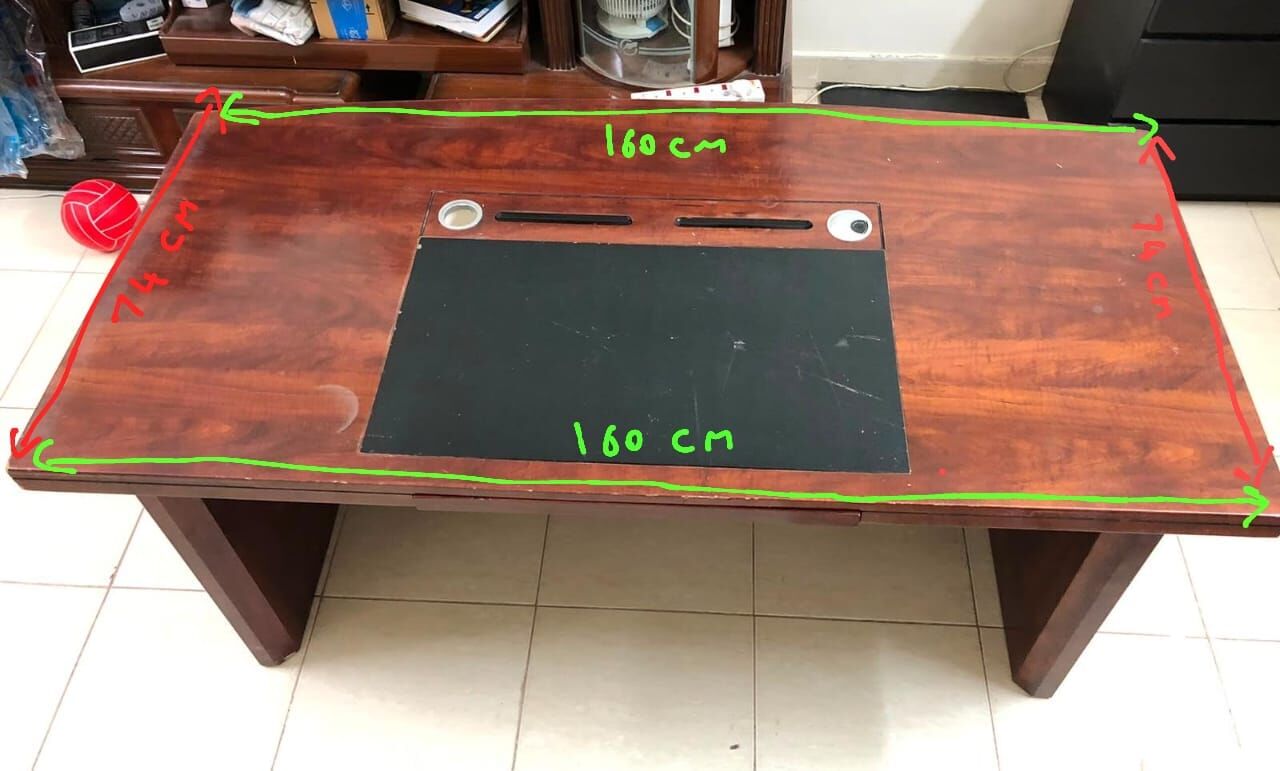 Riyadh, Furniture, SAR 980,  Office Desk Wooden Heavy-Duty