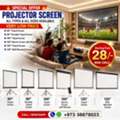BHD 28,  New Projector Screen Box Pack 60