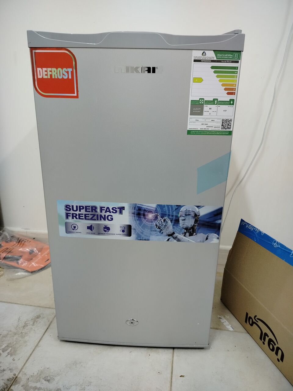 Riyadh, Appliances, SAR 300,  Refrigerator NIKAI 85 Liters (new)