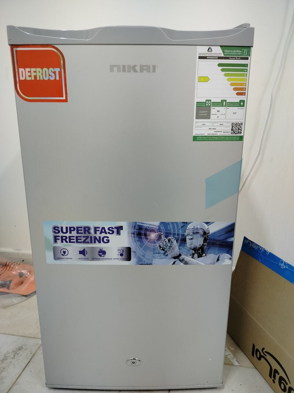 Riyadh, Appliances, SAR 300,  Refrigerator NIKAI 85 Liters (new)