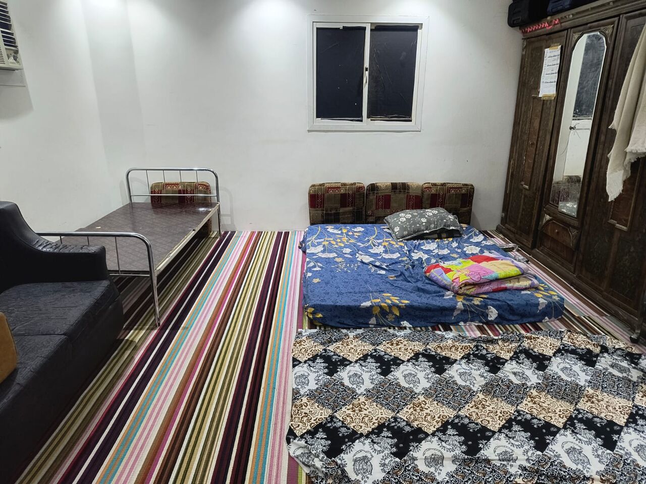 Al-Muzahmiya, Rooms for Rent, SAR 600/month,  Furnished,  36 Sq. Meter,  Bed Space In Big Room With Shared Kitchen, Hall For Executive Bachelor (Qiddiya Preferred)