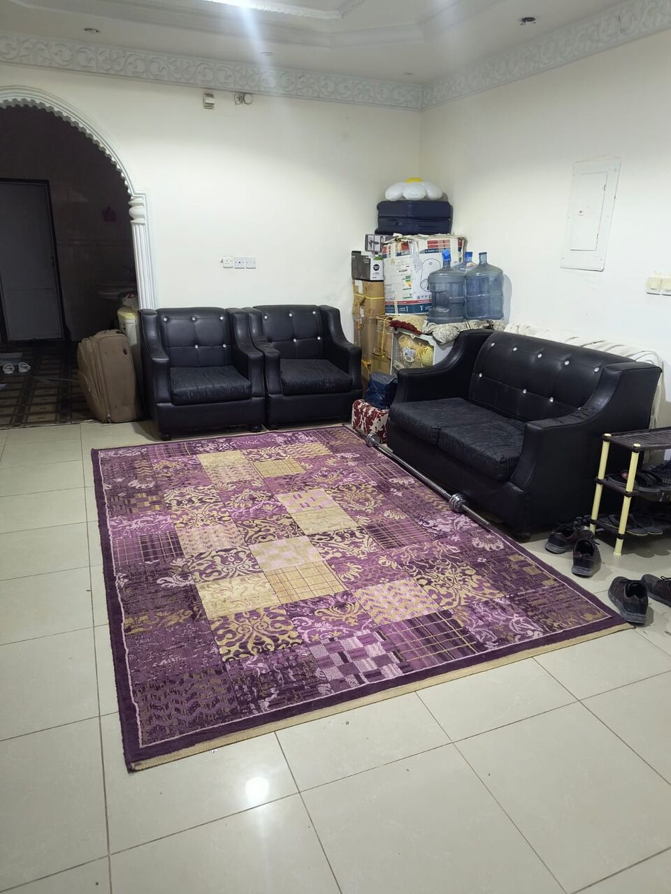 Al-Muzahmiya, Rooms for Rent, SAR 600/month,  Furnished,  36 Sq. Meter,  Bed Space In Big Room With Shared Kitchen, Hall For Executive Bachelor (Qiddiya Preferred)