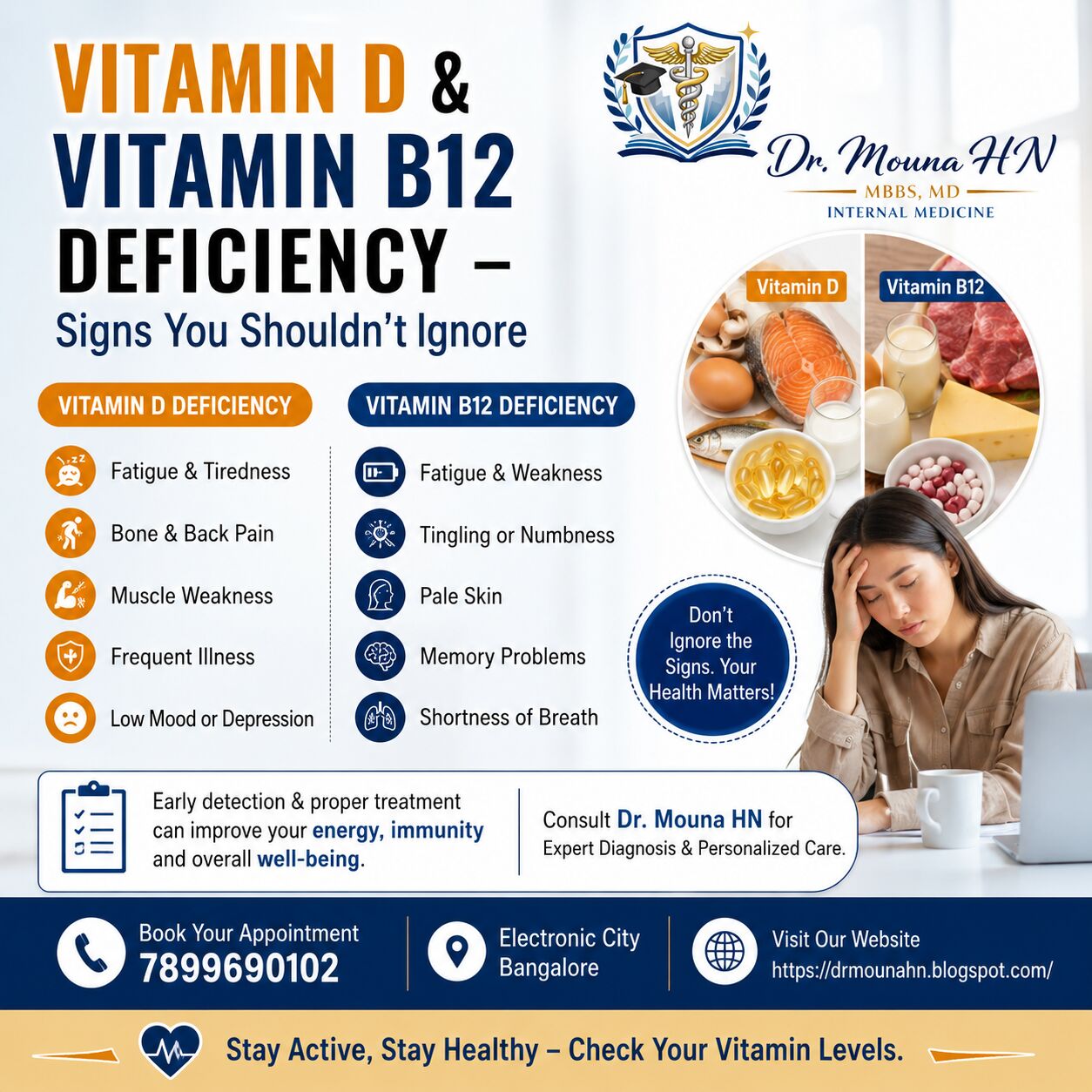 Bangalore, Health, Vitamin D & Vitamin B12 Deficiency &ndash; Signs You Shouldn