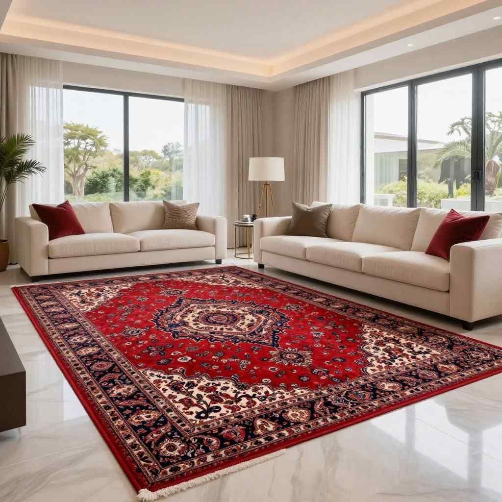 New Delhi, Furniture, Jansons Carpets Presents Handmade Kashmir Silk Carpets In Delhi With Timeless Elegance