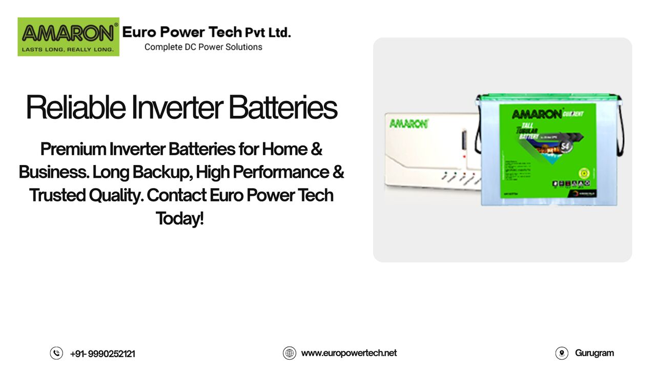 Gurugram, Heavy Equipment, INR 15000,  Euro Power Tech &ndash; Best Inverter Battery Dealer In Gurgaon | Home & Commercial Power Backu