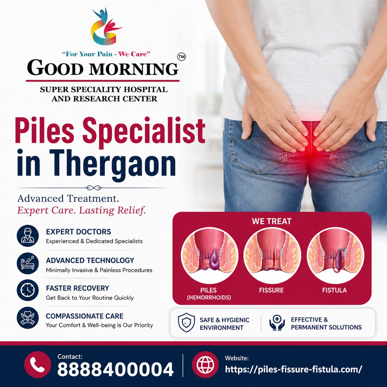 Pune, Health, Piles Specialist In Thergaon - Good Morning Superspeciality Hospital