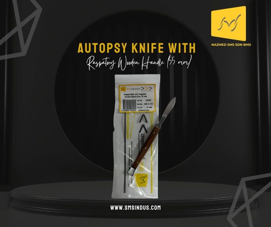 Kuala Lumpur, Health & Beauty Items, The Autopsy Knife With Raspatory Wooden Handle (55 Mm) Is Crafted For Professionals