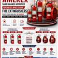 Amerex, Aramco Approved, Portable & Wheeled Fire Extinguisher Stock Available In Dammam