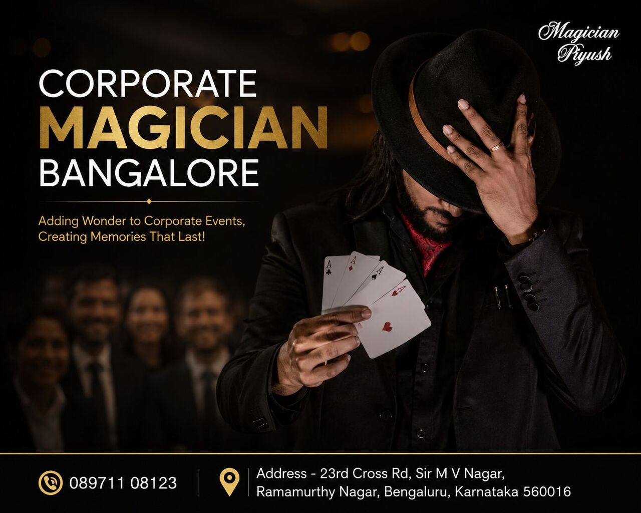 Bangalore, Business, Corporate Magician Bangalore | Professional Corporate Magic Shows By Illusionist Tyson