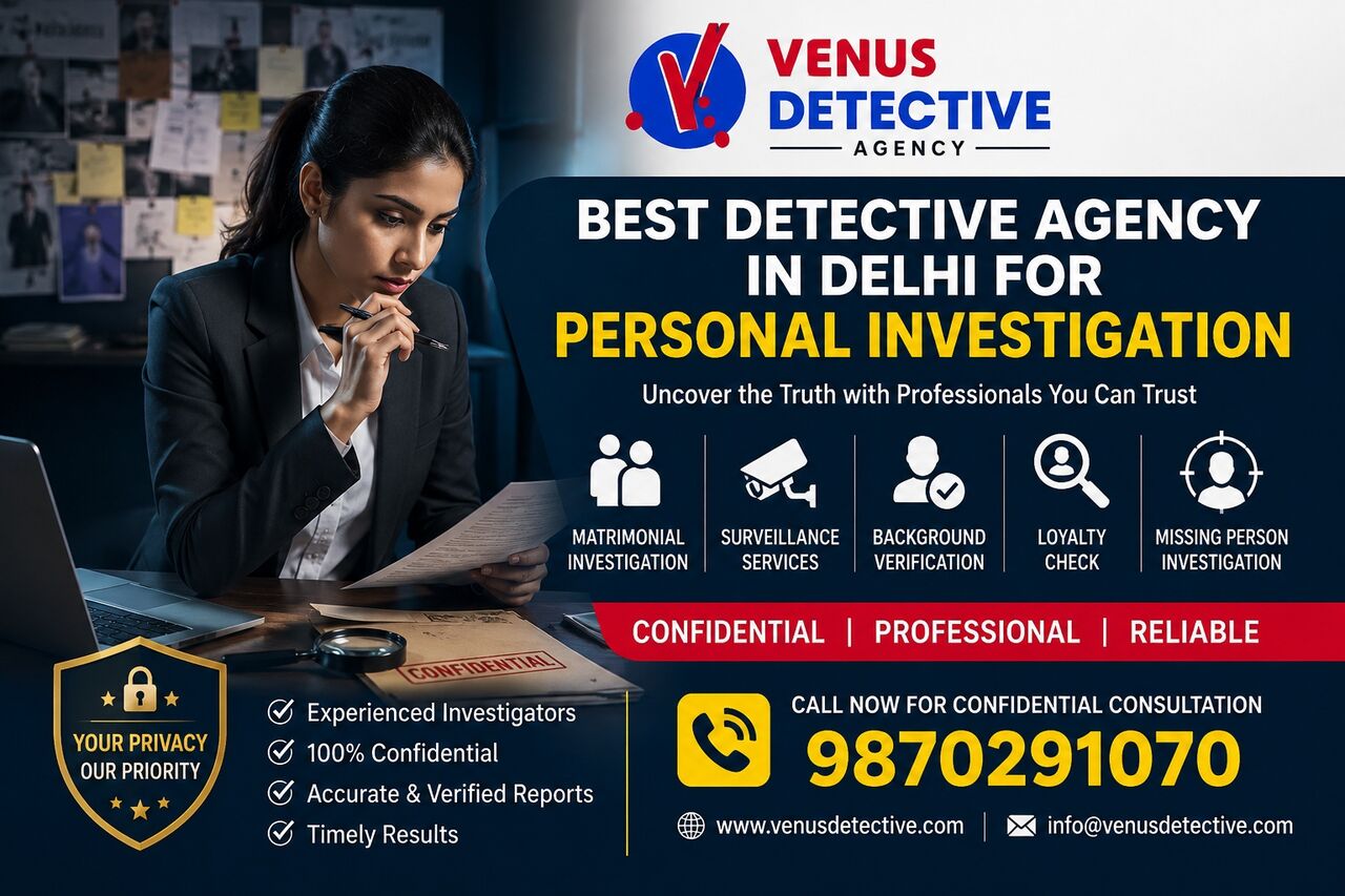 New Delhi, Legal, Best Detective Agency In Delhi For Personal Investigation &ndash; Why Venus Detective Agency Is