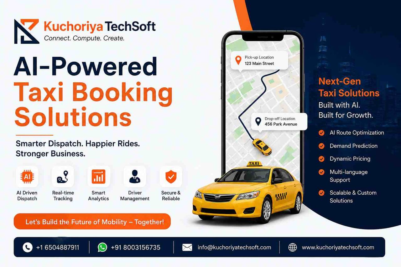 New York, Mobile Apps, Build AI-Powered Taxi Booking Software For US Businesses