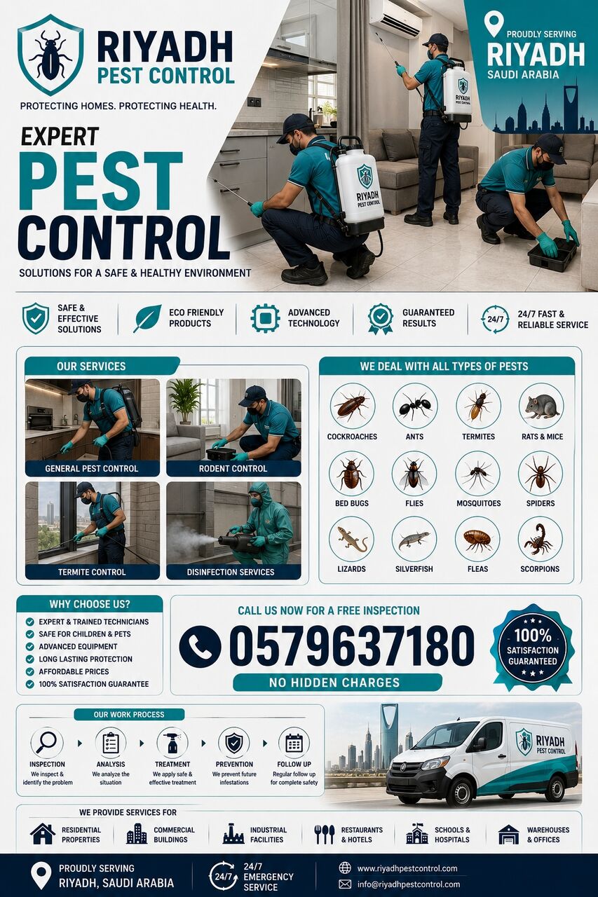 Riyadh, Pest Control, 🏠✨ RAWAD Pest Control  🛡️ Safe • Effective • Guaranteed Pest Solutions ✅