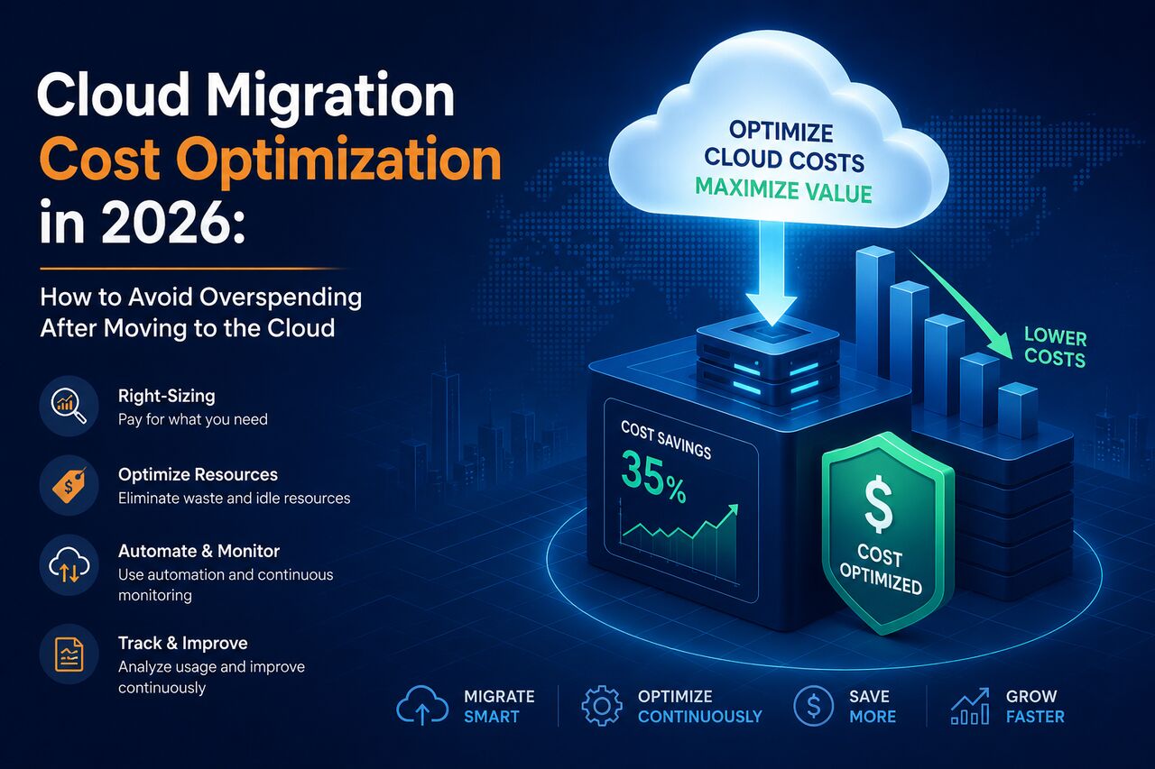 Gurugram, Software Development, Cloud Migration Cost Optimization In 2026: How To Avoid Overspending After Moving To The C