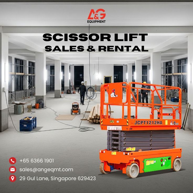 Singapore, Equipment Rental, Choose Affordable Scissor Lift Rentals For Better Productivity