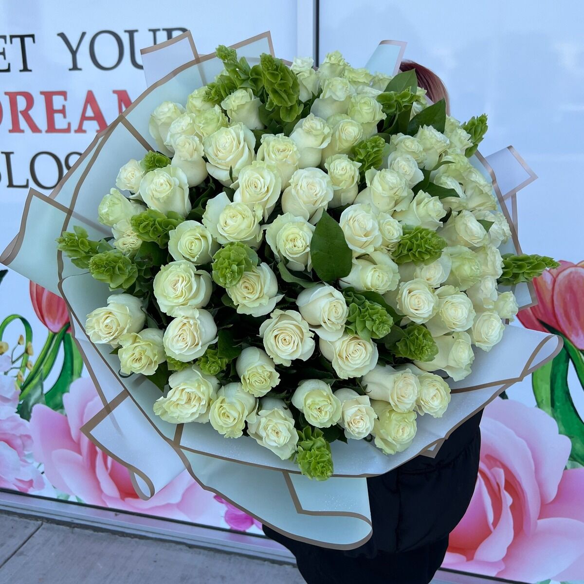 New York, Farm & Garden, USD 200,  Gender Reveal Floral Box Arrangement In USA | Same Day Delivery By Mariam