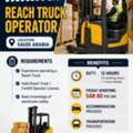 Hiring: Reach Truck Operator