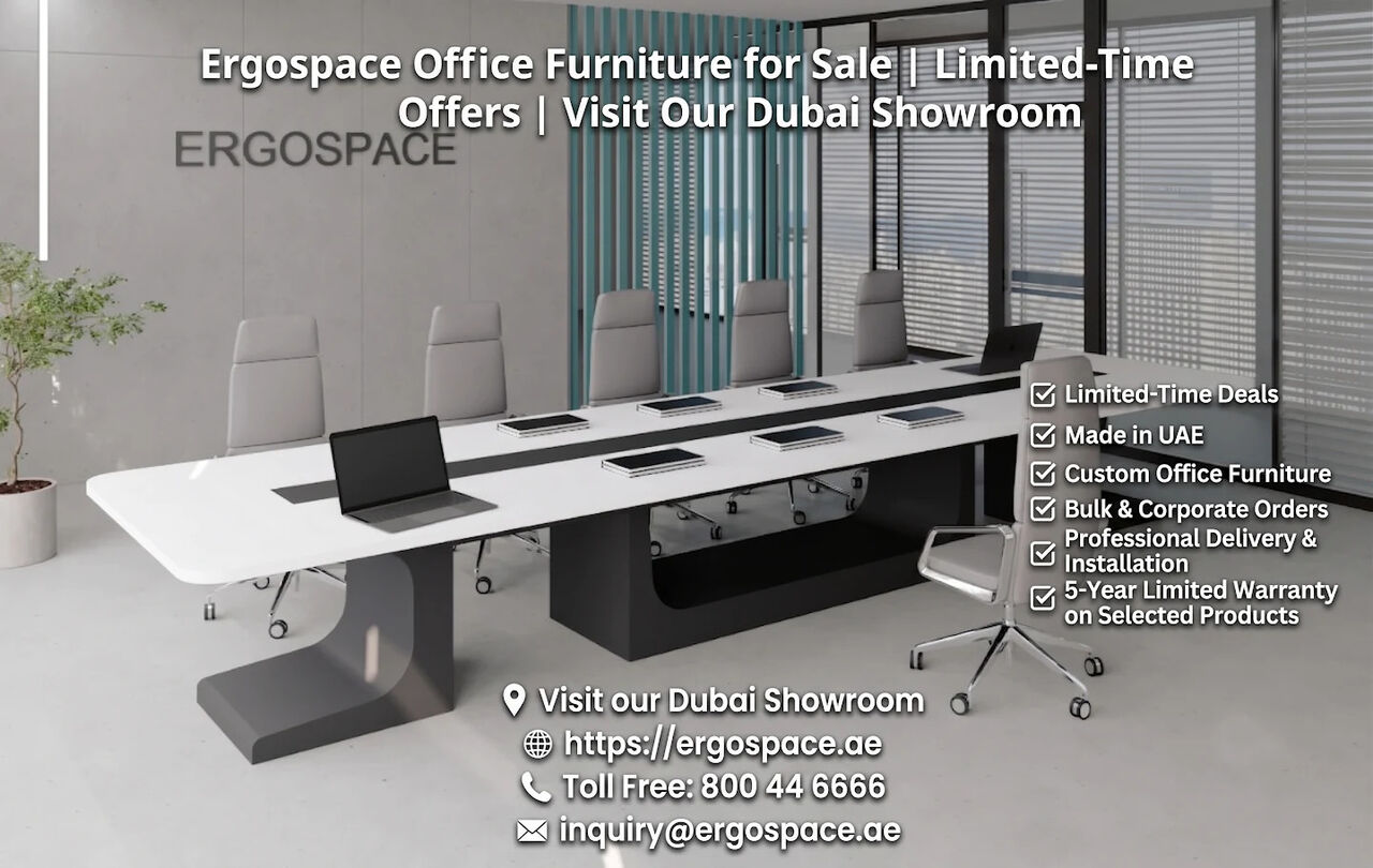 Dubai, Furniture, AED 4500,  Ergospace Office Furniture For Sale | Limited-Time Offers | Visit Our Dubai Showroom