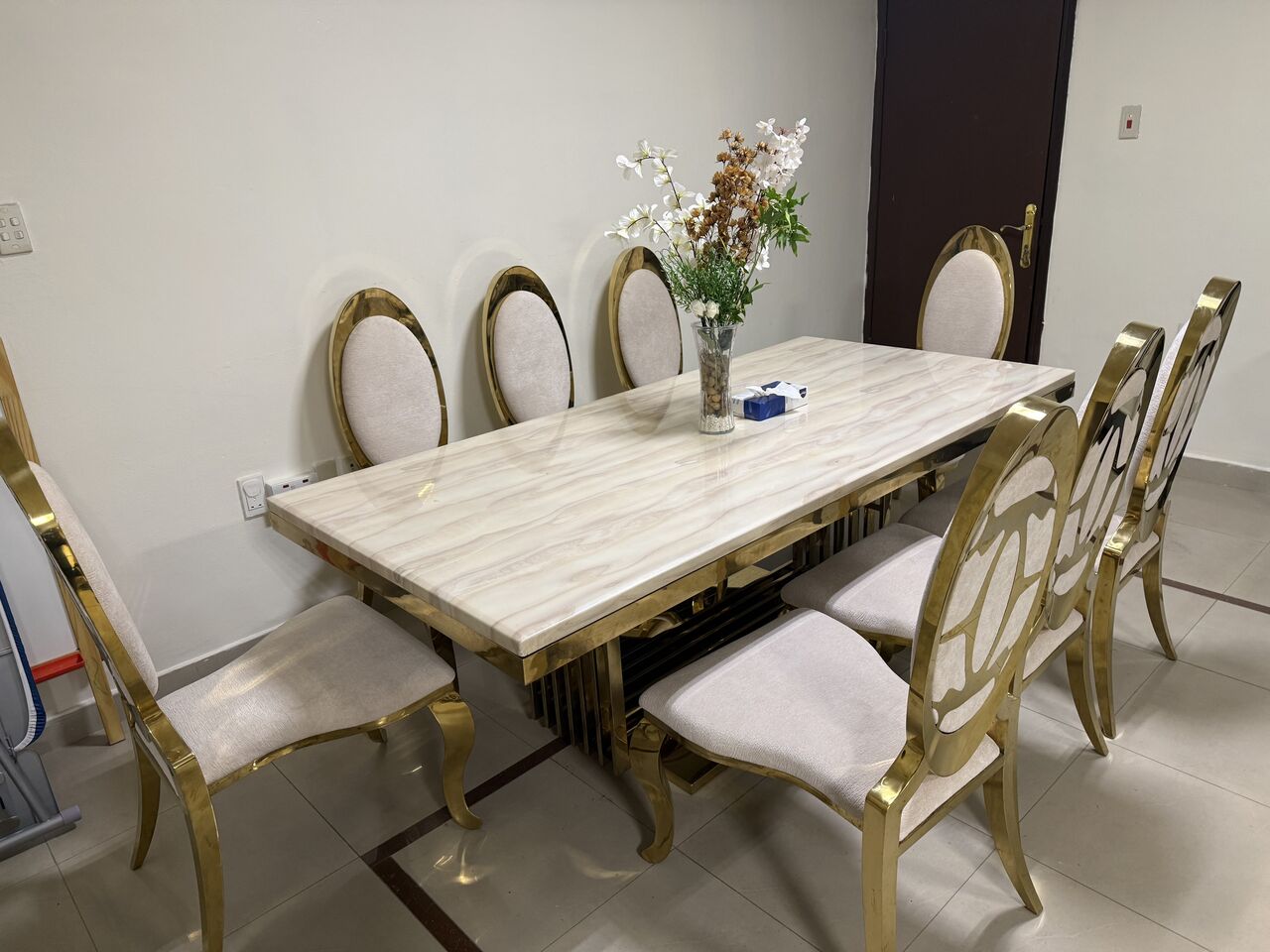 Khobar, Furniture, SAR 1800,  Selling Furniture : Dinning Table With 8 Chairs Excellent Condition