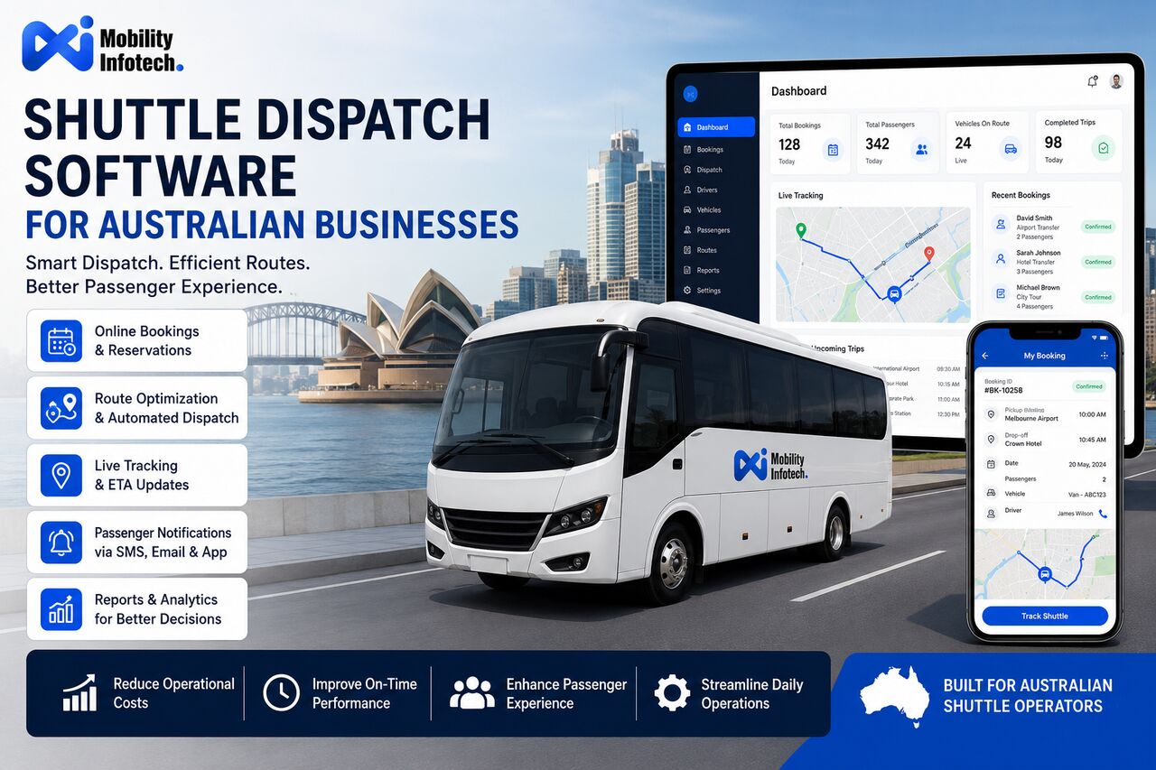 Sydney, Software Development, Custom Shuttle Booking And Dispatch Software In Australia