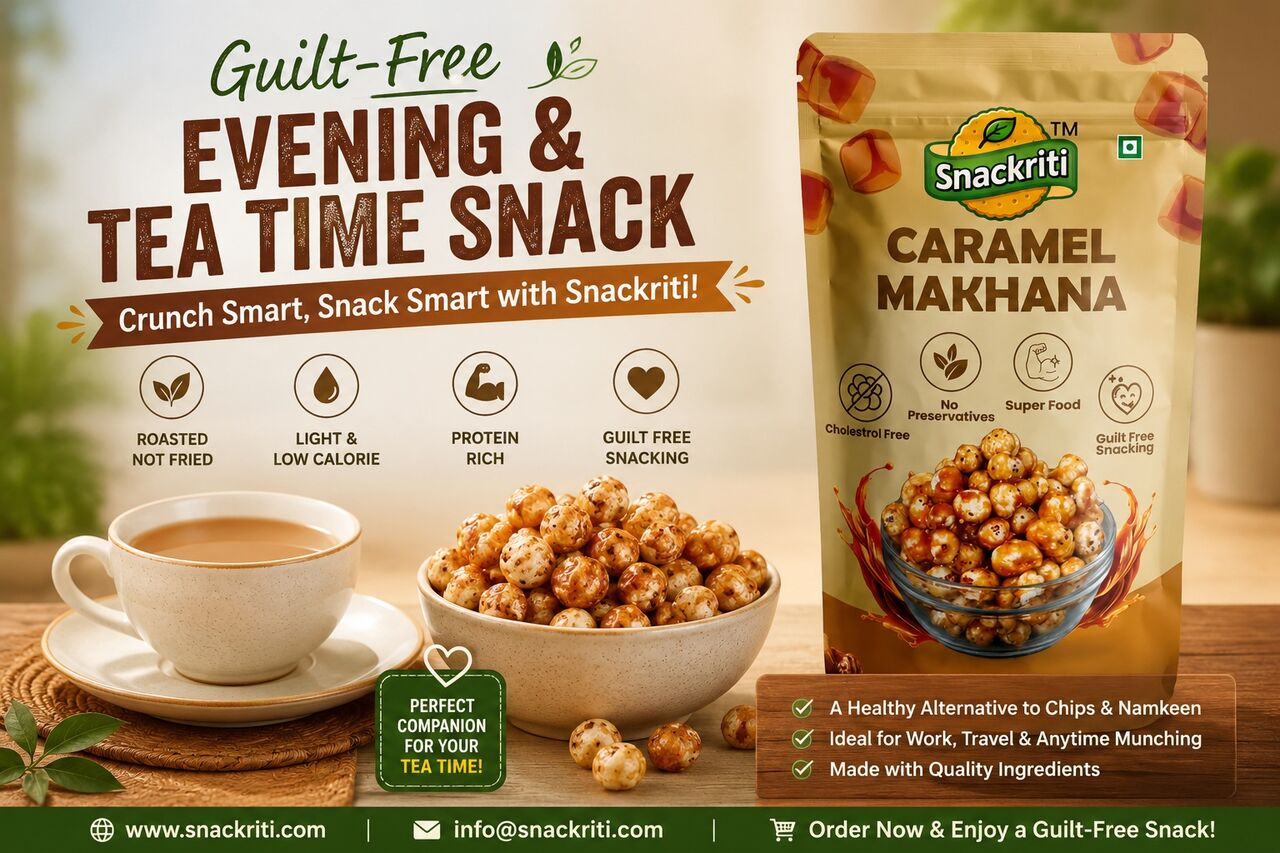 Mumbai, Food, INR 100,  Guilt-Free Evening & Tea Time Snack &ndash; Crunch Smart With Snackriti
