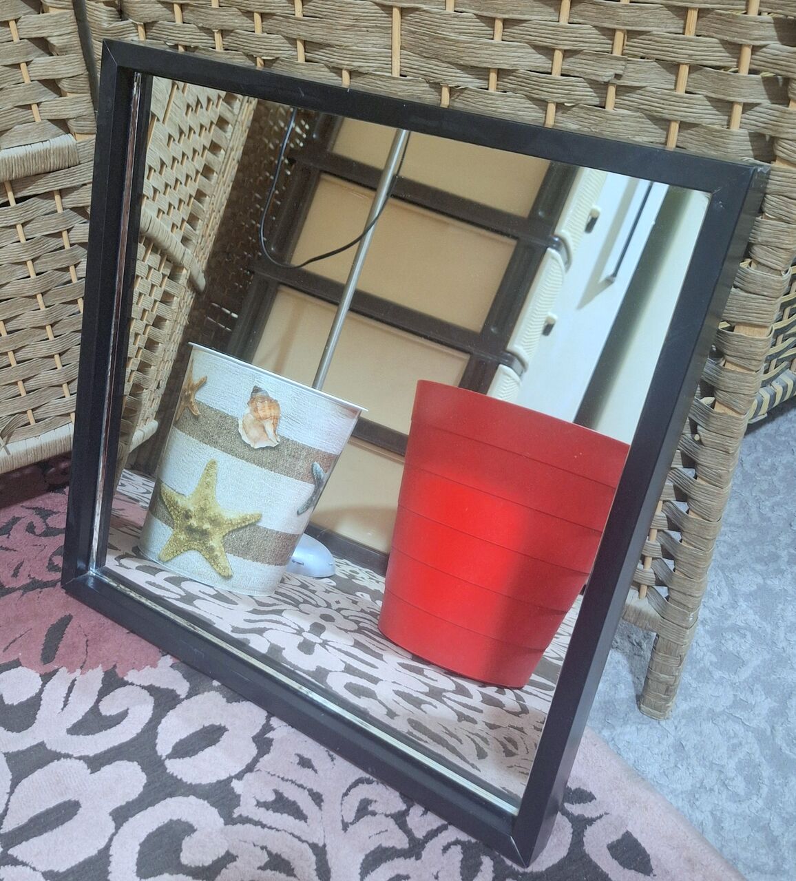 Riyadh, Furniture, SAR 120,  Drawer Unit, Stand Lamp, Wall Mirror And Waste Bin