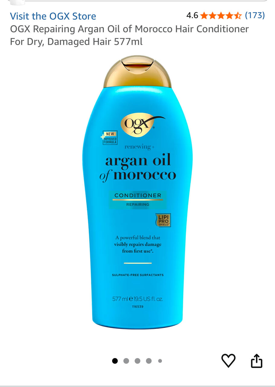 Riyadh, Health & Beauty Items, SAR 50,  OGX Argon Oil Of Morocco Conditioner 577ml