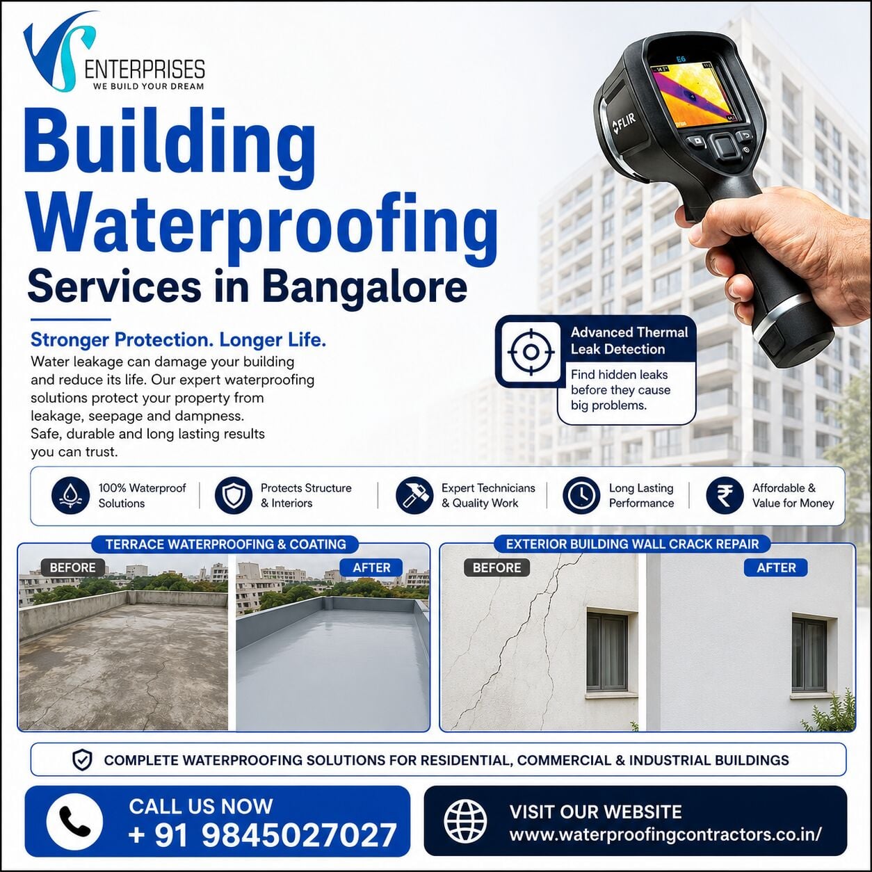 Bangalore, Construction, Building Waterproofing Services In Bangalore