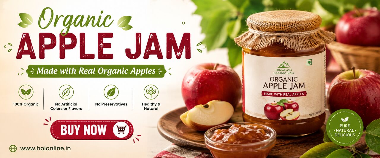 Mumbai, Food & Drink, Buy Organic Apple Jam From Himalaya Organic India