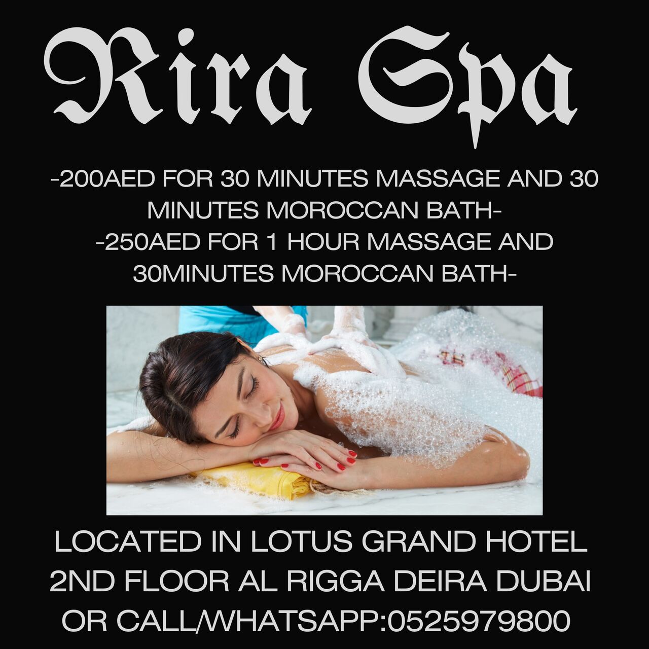 Al Rigga, Health, Rira Spa Offer 7/20/2026