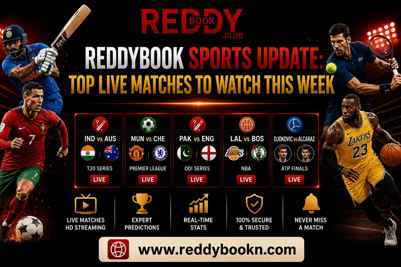 Pune, Business, ReddyBook Sports Update: Top Live Matches To Watch This Week