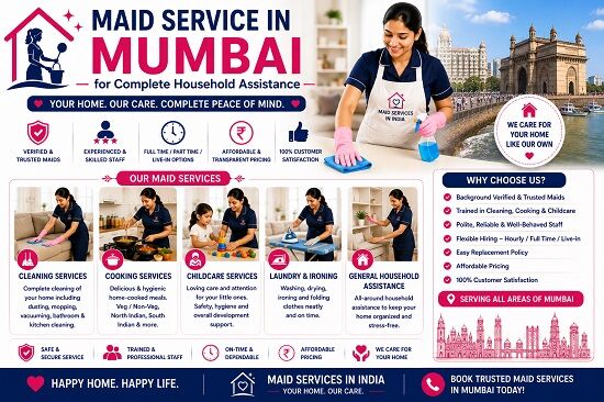 Mumbai, Business, Maid Service In Mumbai For Complete Household Assistance