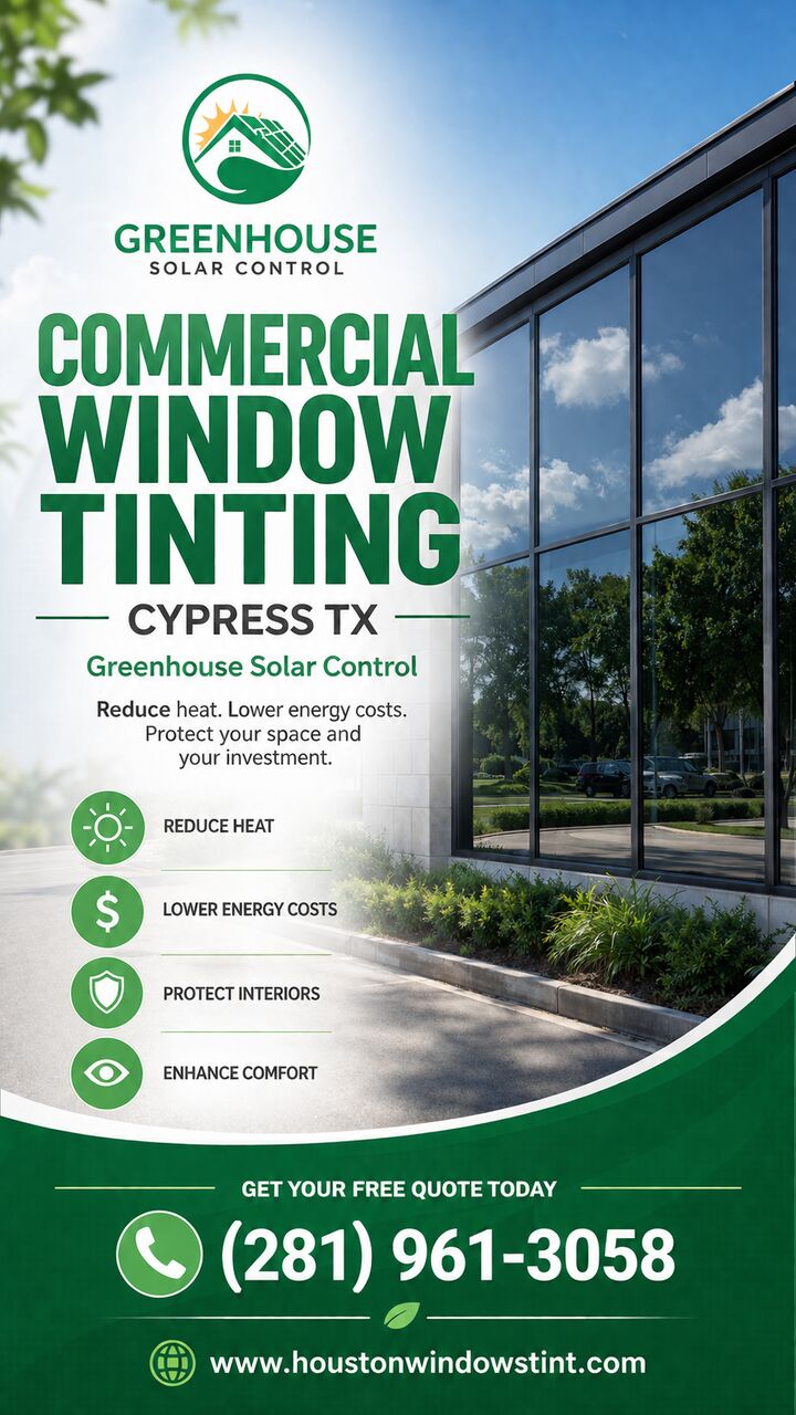 New York, Household, Commercial Window Tinting Cypress TX | Greenhouse Solar Control