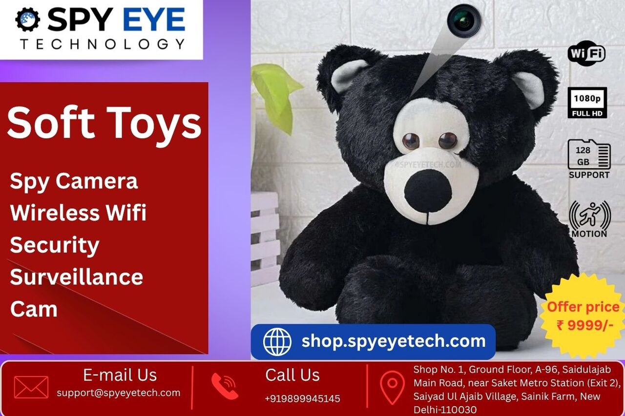 New Delhi, Electronics, INR 9999,  Buy Hidden Soft Toy Spy Cameras From Leading Spy Camera Dealers In Noida