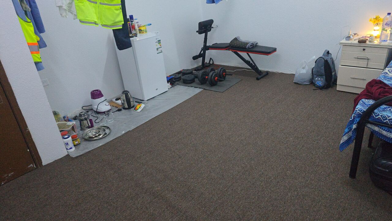Jubail, Rooms for Rent, SAR 1200/month,  Semi Furshined Room, Seperate Toilet.