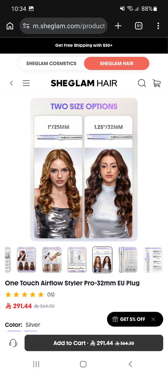 Jeddah, Health & Beauty Items, SAR 175,  SHEGLAM HAIR 3 In 1 Straightner, Curler & Dryer